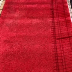 もらって下さい！真っ赤なじゅうたん⭐︎ 中古の画像