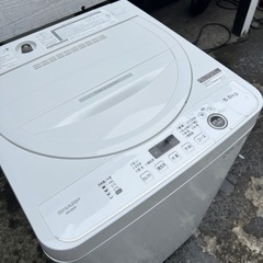 SHARP/2021年製縦型洗濯機/風乾燥付きの画像