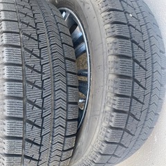 軽自動車スタッドレス　アルミホイールセット　4本　155/65R13  ブリヂストン　ブリザック　VRX2018  年　4本の画像