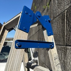 脚立　アルミ　中古品　210センちの画像