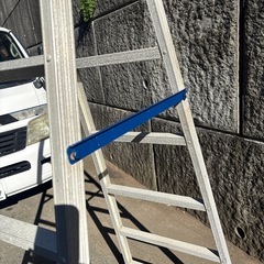 脚立　アルミ　中古品　210センちの画像