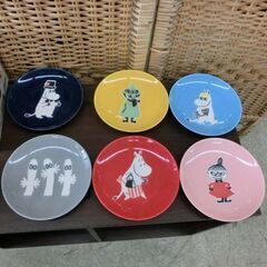 開封済み未使用品 ムーミン 小皿8枚セット 直径15cm プレート デザート皿 食洗機対応 食器 MOOMIN 札幌市 西区 西野店の画像
