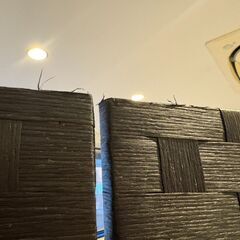 【※10月31日受付終了】①パーテーション 4連 高さ174cm 黒の画像