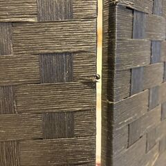 【※10月31日受付終了】①パーテーション 4連 高さ174cm 黒の画像