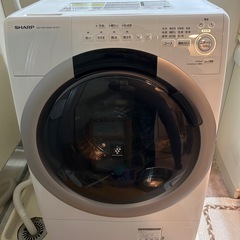 美品【SHARP】 2023年製 ドラム式洗濯乾燥機 ES-S7Hの画像