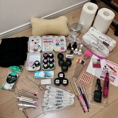 【ネイル道具一式セット】UVランプ3つ付き✨（収納ワゴン付き）11/5(水)までの画像