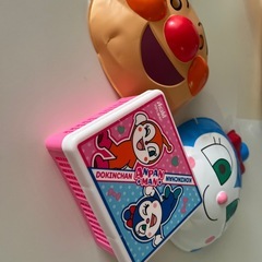 アンパンマン　コキンちゃん　ドキンちゃん　お面　折りたたみ　ランチボックス　の画像