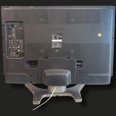 【SHARP AQUOS LC-32GH5】液晶テレビ 32インチ本体／B-CASカード／リモコン／電源コード 2008年製｜アクオス｜シャープ｜テレビ｜地デジ／BS／CS｜外部機器接続で動画視聴・ゲーム用サブモニターにの画像