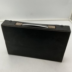 麻雀牌セット ケース付き コンパクトタイプ 昭和レトロ風　黒の画像