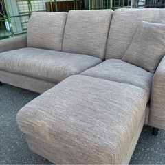 ソファ ３人掛け オットマンの画像