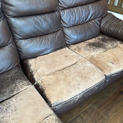 レザーソファの画像