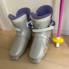 子供用スキーセット スキー板150 スキーブーツ24cmの画像