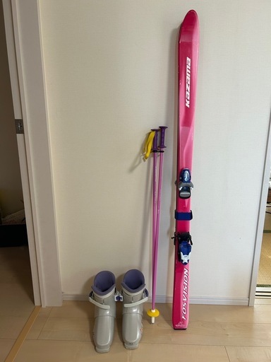 子供用スキー板セット 150cm ブーツ24cm 子供用スキーセット スキー板150 トップ スキーブーツ24cm