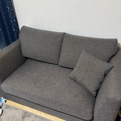 ソファ　二人掛けソファ　決まりましたありがとうございます
の画像