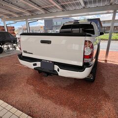 トヨタ タコマダブルキャブ ロング+カーゴトレーラーの画像
