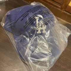 取引中　！MLB メジャーリーグベースボール キャップ 青の画像