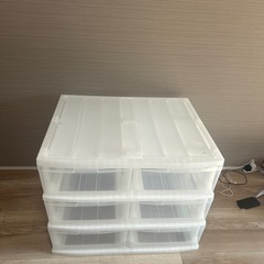 3段衣類収納ボックスの画像