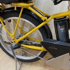 【電動アシスト自転車】YAMAHA ヤマハ PAS SION-U パスシオンユー 20インチ 三重県【引取限定・現状渡し】の画像