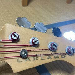 LAKLAND エレキベース 日本製 青の画像