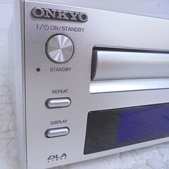 動作OK ONKYO CDプレーヤー C-705FX2 2009年製 シルバー オンキョー オーディオ CDデッキ 札幌市 白石店の画像