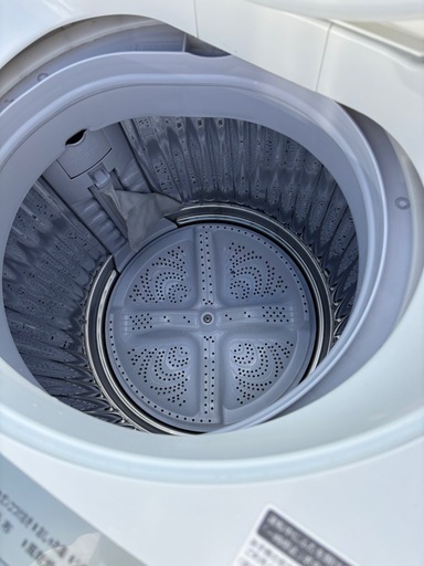 SHARP シャープ 7.0kg 全自動洗濯機 ES-GE7F-W 2022年製 ステンレス穴なし槽