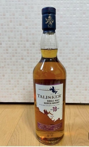【新品・未使用】TALISKER（タリスカー）18年 シングルモルトウイスキー 700ml 箱付き