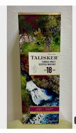 【新品・未使用】TALISKER（タリスカー）18年 シングルモルトウイスキー 700ml 箱付き