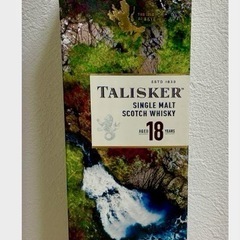 【新品・未使用】TALISKER（タリスカー）18年 シングルモルトウイスキー 700ml 箱付きの画像