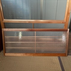 急ぎ★ガラス戸★木枠引き戸ほし★レトロ★アンティークの画像