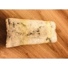 猫 犬 ベッド 冬 温かい 半閉鎖型 貝殻型 もふもふ 丸型 ドーナツふわふわ 小型犬用 ペット用品 グラデーショングレー 50cmの画像