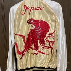 【Y00008】テーラー東洋　リバーシブルサテンスカジャン"RED TIGER/GOLD DRAGON"　初恋の悪夢　松岡茉優着用の画像