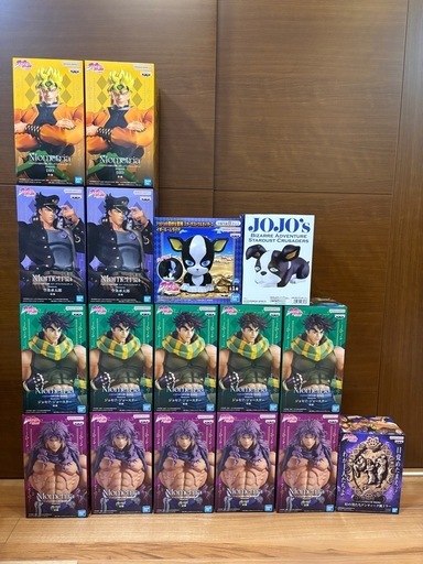 【新品未開封】ジョジョの奇妙な冒険　ジョジョ　DIO　イギー　柱の男　ワムウ　エシディシ　カーズ　セット