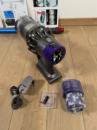 ダイソン ① V10SV12fluffy 新品ストレートパイプ　２タイプヘッドから選択式　新品交換用フィルター　パーツフルセット
