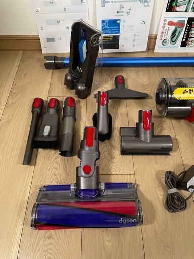 ダイソン ① V10SV12fluffy 新品ストレートパイプ　２タイプヘッドから選択式　新品交換用フィルター　パーツフルセット
