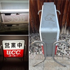 《値下げ】UCCコーヒー 営業中　電気看板店舗 カフェ 喫茶店 の画像