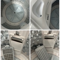 R221 ☀️ 2024年製の高年式♪ TOSHIBA 洗濯機（洗濯4.5㎏) AW-45GA2 ⭐ 動作確認済 ⭐ クリーニング済の画像