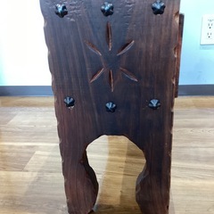 引き出し付き木製ベンチ【町田市再生家具】　252178の画像