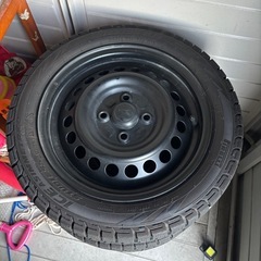 ダイハツ14インチ　
純正スチールホイール&スタッドレスタイヤの画像