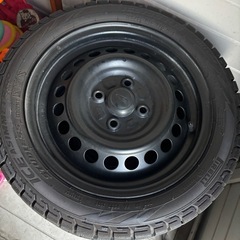 ダイハツ14インチ　
純正スチールホイール&スタッドレスタイヤの画像