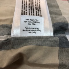 ジモティ割引有★【ジャングルジャングル岸和田店】Burberry バーバリー ベビー服 ダウンジャケット 86cm　南大阪 岸和田市 貝塚市 泉佐野市 和泉市 忠岡町 熊取町の画像