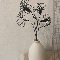 ハンドメイド
ワイヤーアート　花の画像