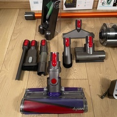 ダイソン ② V10SV12fluffy 新品ストレートパイプ　２タイプヘッドから選択式　新品交換用フィルター　補強型トリガー装着　パーツフルセット
の画像