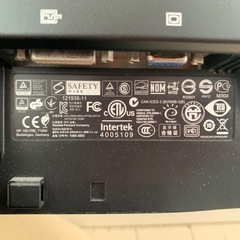 HPとdellの中古モニターの画像