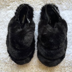 Michaelkors ファースリッパ 美品 23cmの画像
