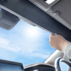 【8000円→7000円】車内カーテン/サンシェード ロール式 シンシェード/プリウス適合の画像