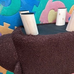 【即決】アニマルスツール　クマ　動物　椅子　オットマン　熊の画像