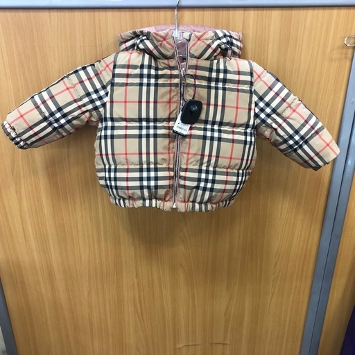 ジモティ割引有★【ジャングルジャングル岸和田店】BURBERRY バーバリーロンドン ベビー服 リバーシブルジャケット 80cm　南大