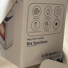 【半額】リモコン付きデスクトップファンヒーターの画像