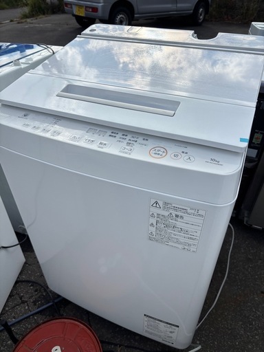 良品 TOSHIBA 東芝 ZABOON 10kg 全自動洗濯機 AW-10SD8 2019年製