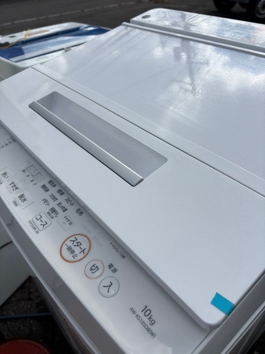 良品 TOSHIBA 東芝 ZABOON 10kg 全自動洗濯機 AW-10SD8 2019年製